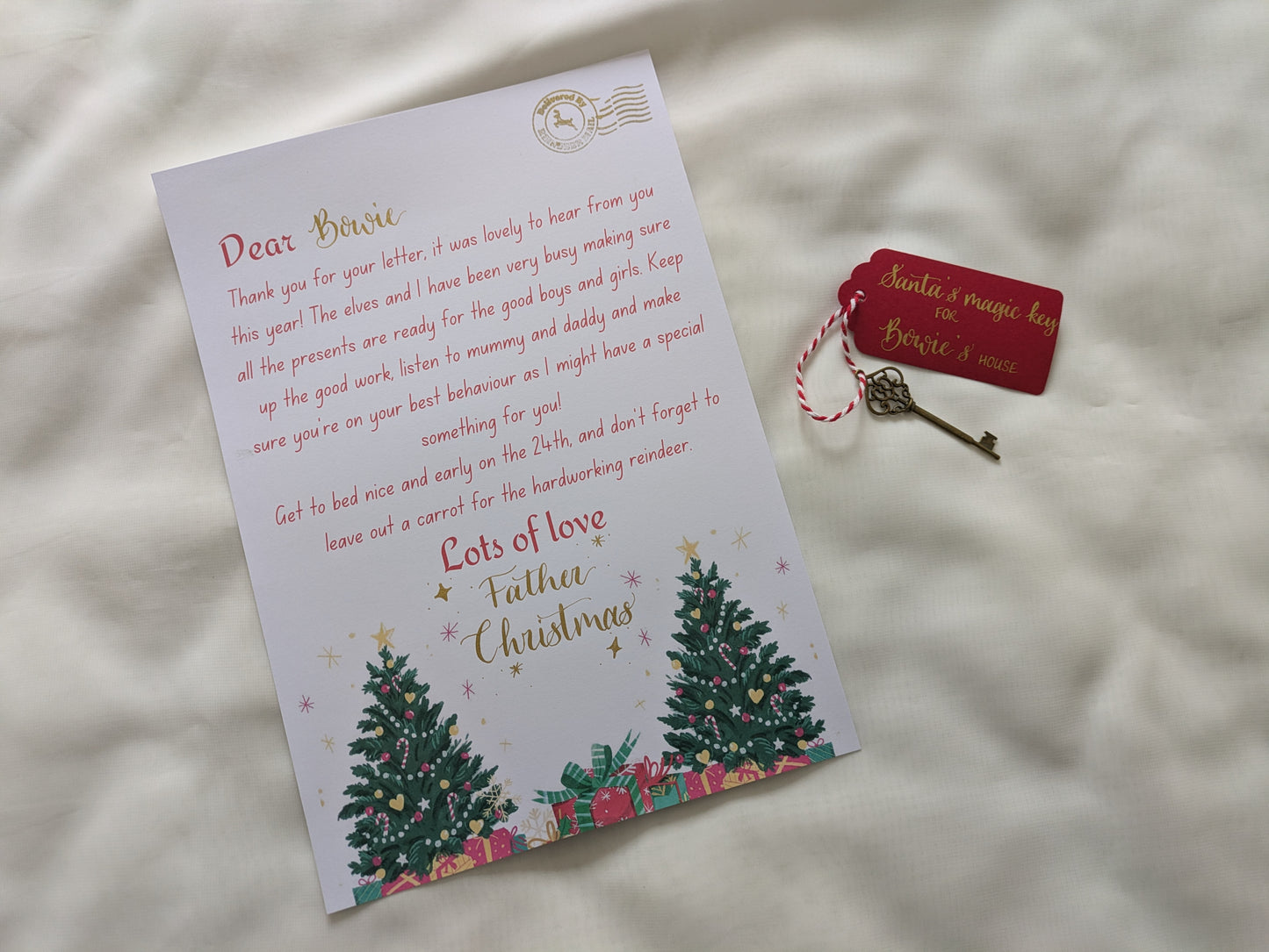 Santa and elf letters