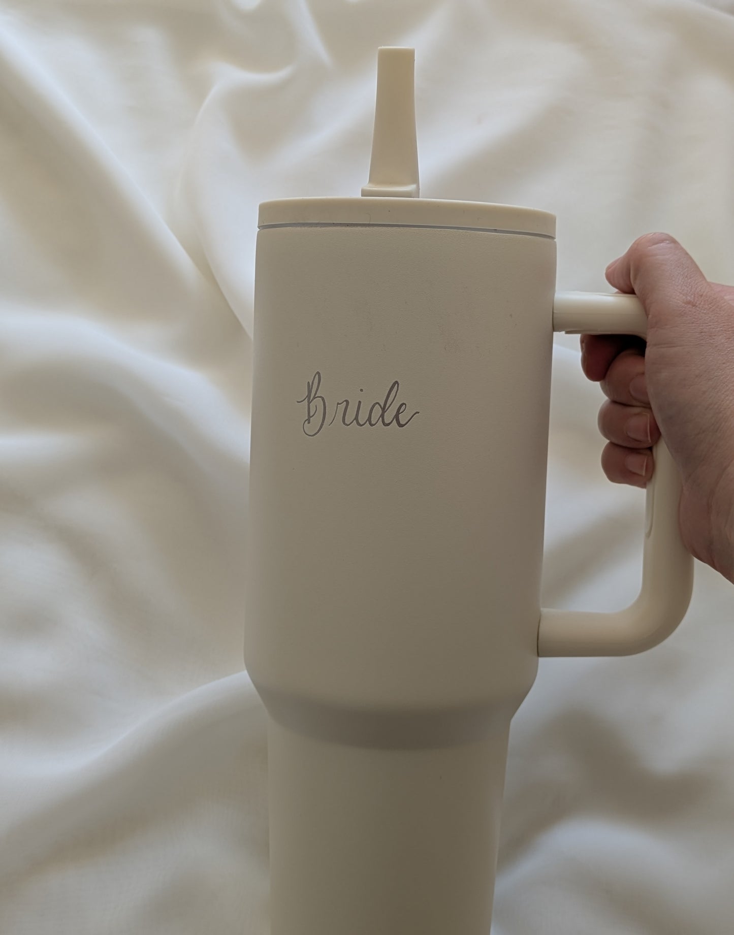Engraved cooler cup