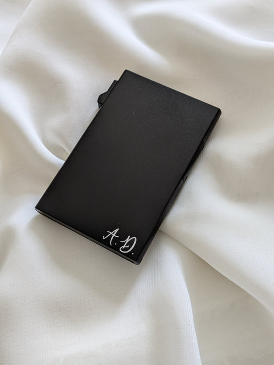 Engraved wallet