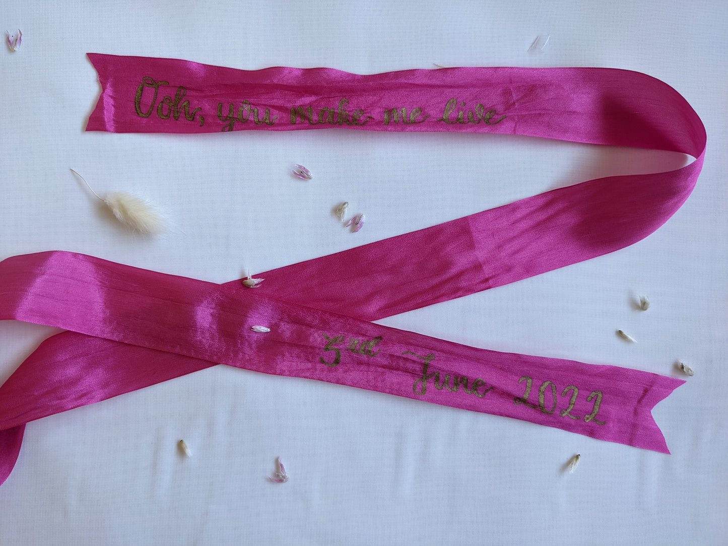 Calligraphy ribbons
