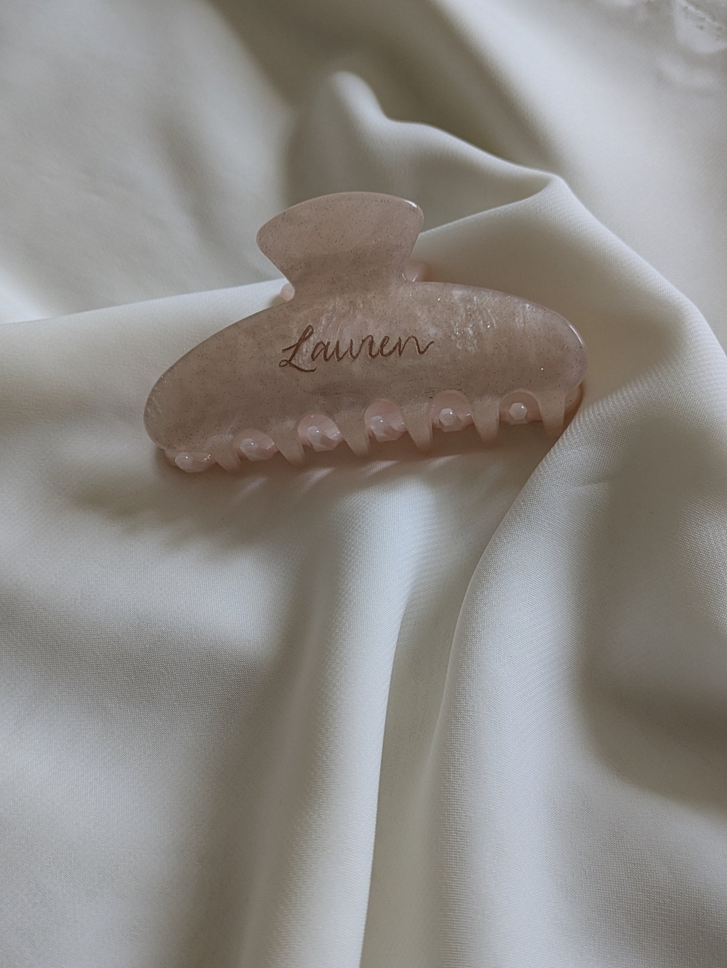 Engraved hair accessories