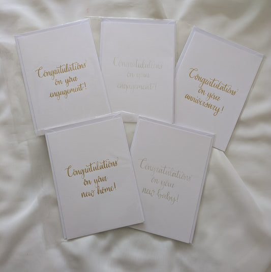 Offer - Sample congratulations cards