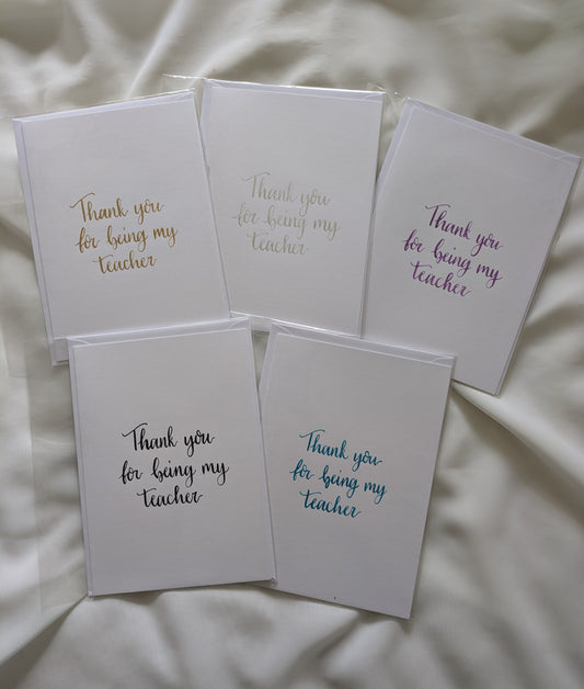 Offer - Sample thank you cards